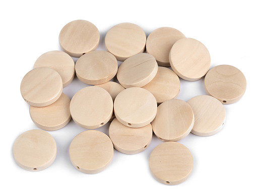 Unfinished wooden beads Ø20 mm