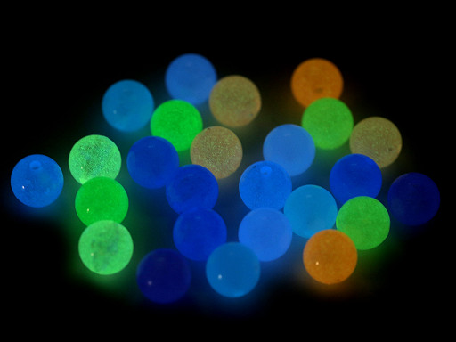 Χάντρες που φωσφορίζουν στο σκοτάδι Ø12 mm