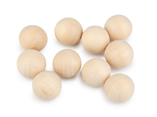Bolas de madera sin agujero Ø25 mm Bolas de madera sin agujero Ø25 mm