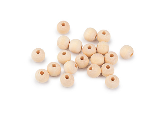 Nem lakozott fa gyöngy Ø10 mm Nem lakozott fa gyöngy Ø10 mm