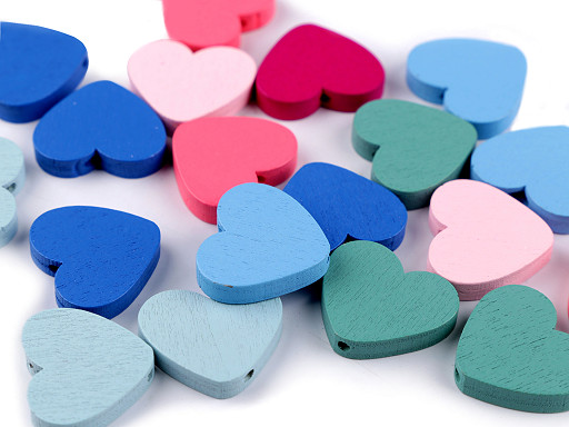 D�ev�n� kor�lky srdce 20x23 mm