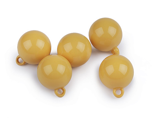 Kunststoffkugeln mit Öse/dekorative Schellen/Perlen Ø 16 mm