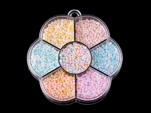 Komplet perli obliku sjemenki u kutiji