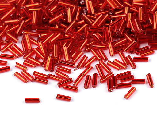 Rocailles glatte Stäbchen 6 mm