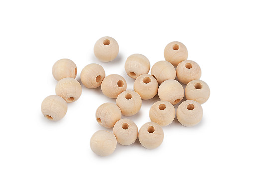 Fa gyöngyök nem lakkozott Ø12 mm Fa gyöngyök nem lakkozott Ø12 mm