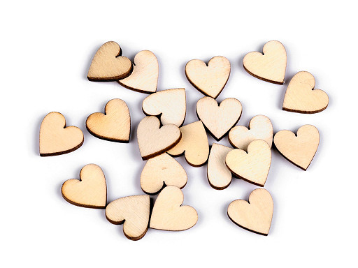 Corazón de madera para pegar/decorar