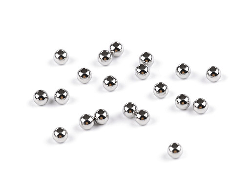 Perles en acier inoxydable, Ø 4 mm