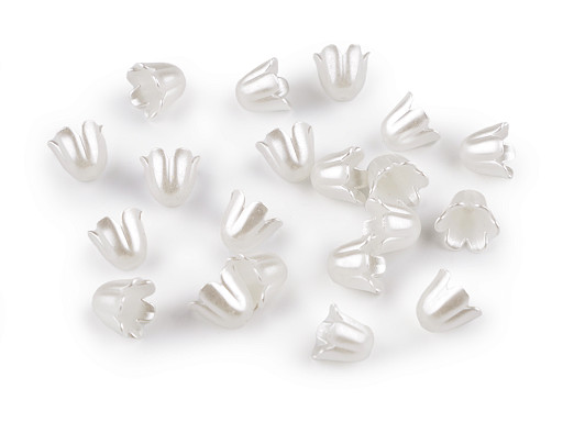 Plastic beads bell shape 9x11 mm