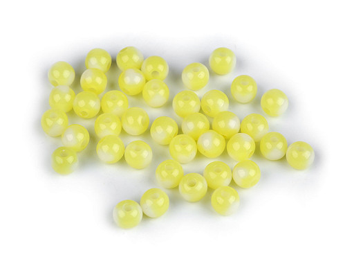 Mărgele de plastic Ø8 mm cu inimă Mărgele de plastic Ø8 mm cu inimă