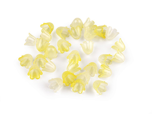 Mărgele din plastic clopoțel / fustă 9x11 mm