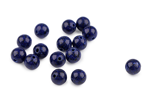 Lapis lazuli, minerální korálky Ø6 mm