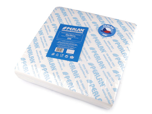 Netkaná textilie Perlan 32x32 cm s certifikací 200 ks