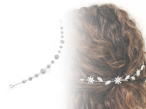 Strass hair ornament / headband