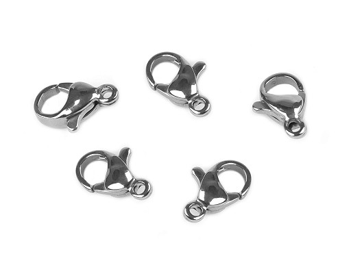 Închizătoare carabină / lobster oțel inoxidabil 6x10 mm