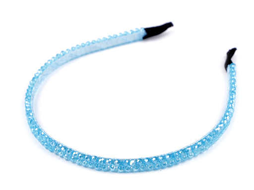 Cerchietto per capelli, con perline