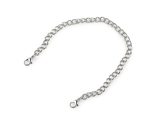 Kovová retiazka na kabelky aj odevy dĺžka 23 cm