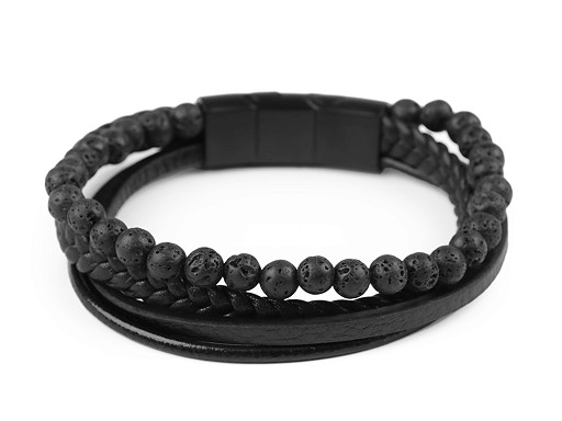 Bracciale in pelle, unisex