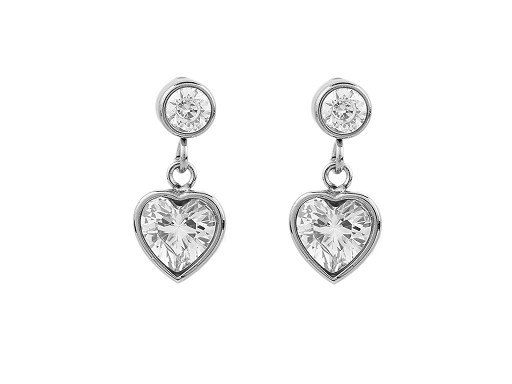  Kolczyki ze stali chirurgicznej serduszka