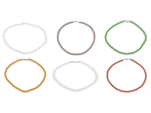 Collier imitation perles