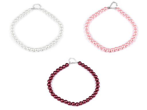 Collier imitation perles