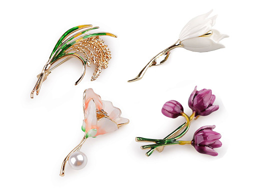 Broche Fleurs