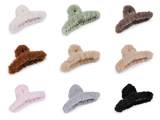 Κλάμερ μαλλιών με γούνα