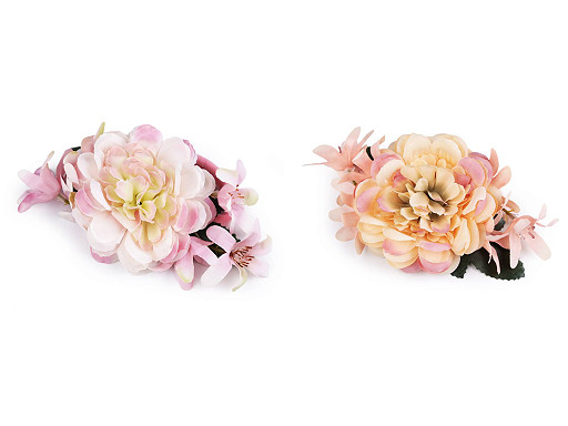 Λαστιχάκι μαλλιών με λουλούδια