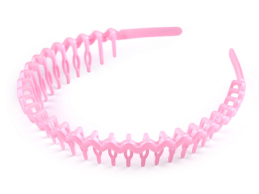 Diadema de plástico con peine