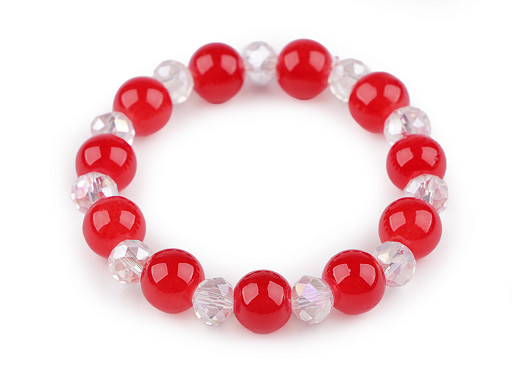 Armband aus Glasperlen elastisch