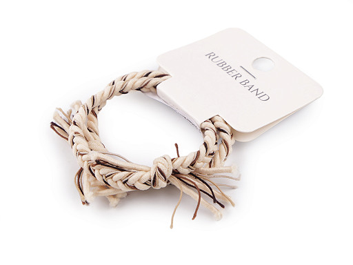 Braided hair elastics / ties set