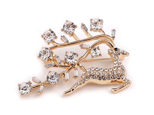 Bro s brouenmi kamnky jelen