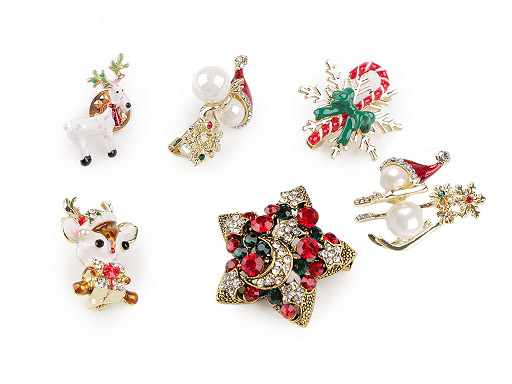 Christmas brooch