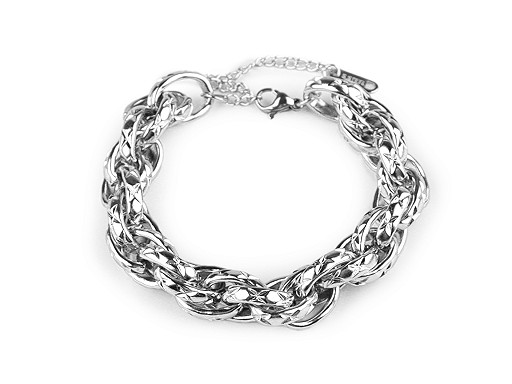 Stainless steel bracelet with sturdy chain