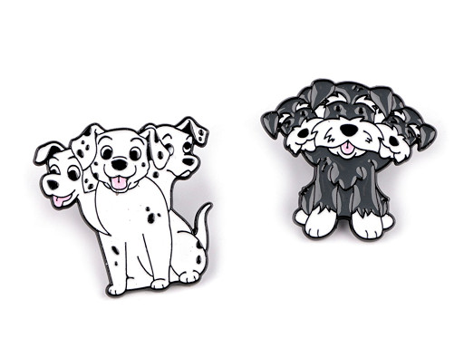 Brooch / badge, dog