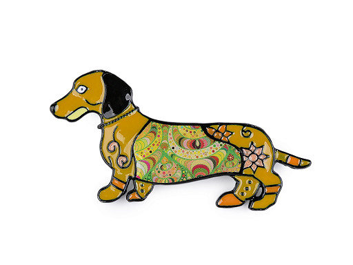 Brosche Dachshund