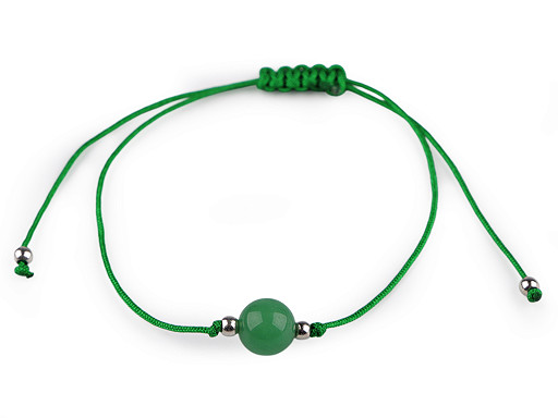 Ásványgyöngyös Shamballa karkötő