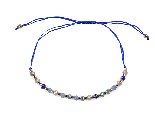 Bransoletka shamballa koraliki szlifowane z efektem AB 