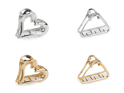 Metal hair claw clip