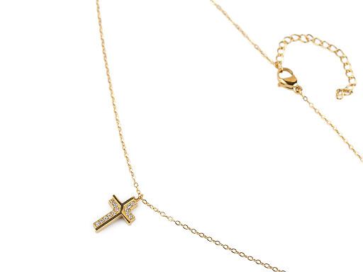 SERASAR Collana Donna Acciaio Chirurgico 316L – Ciondolo Zirconia – Impermeabile E Regolabile – Con Scatola Regalo