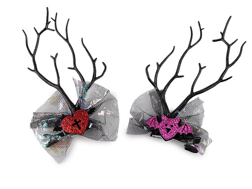 Párty sponky do vlasov Halloween / čarodejnica