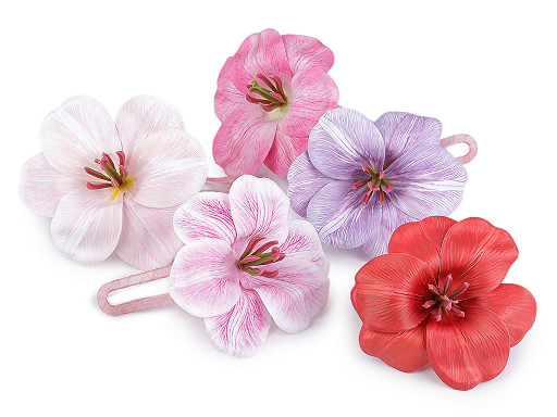 Spona do vlasů květ