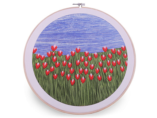 Stickset mit vorgedrucktem Motiv