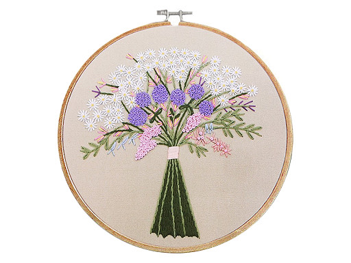 Stickset mit vorgedrucktem Motiv