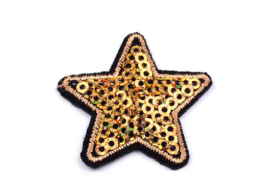 Iron on Patch Star with sequins