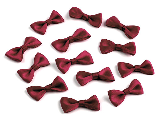 Fundițe din satin, 12x25 mm Fundițe din satin, 12x25 mm