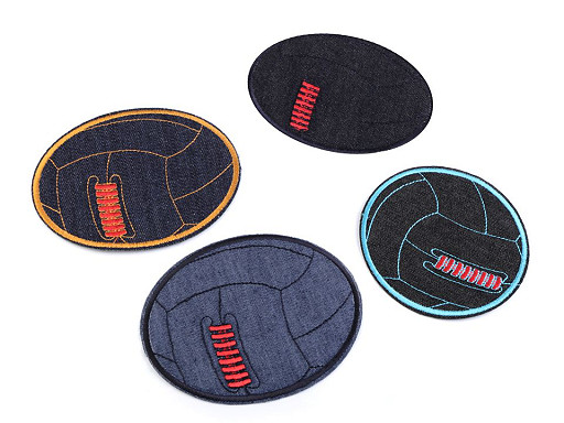 Jeans Iron on Patch Ball