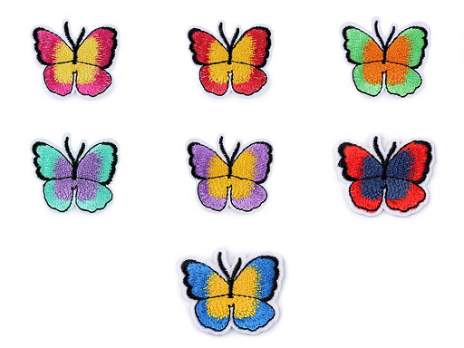 Toppa termoadesiva, motivo: farfalla