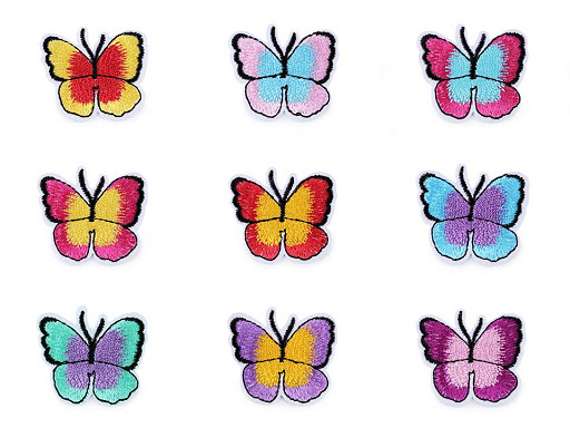 Кръпка за апликация чрез гладене пеперуда