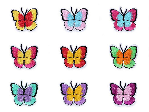 Кръпка за апликация чрез гладене пеперуда