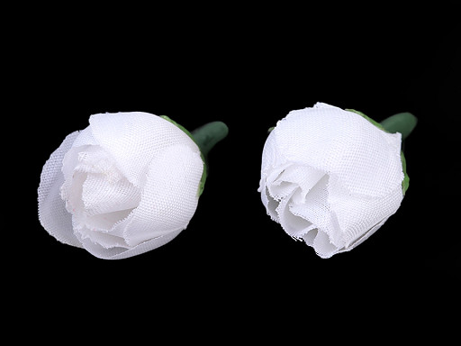 Fiore artificiale, motivo: rosa, dimensioni: Ø 2 cm